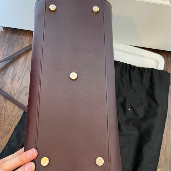 YSL Saint Laurent Sac de Jour Small Bordeaux Bag - Picture 15 of 16